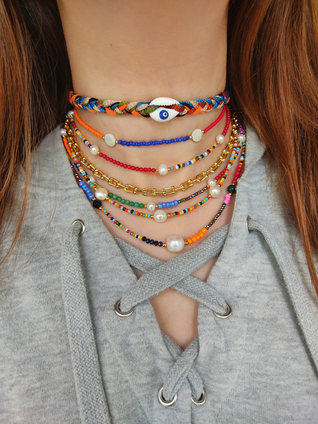 Casual Set of Necklaces